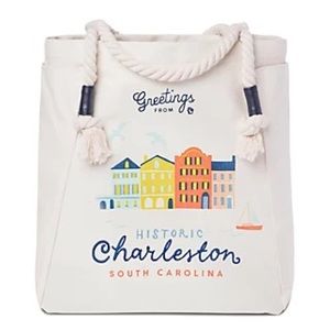 NWT Spartina Canvas Tote Bag Charleston South Carolina